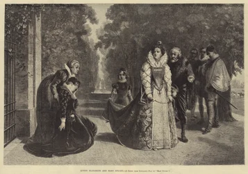 Königin Elisabeth und Maria Stuart